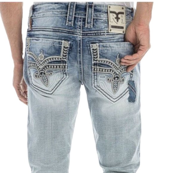 Rock Revival Other - Rock Revival Men's Size 34 Kristoff Alt Straight Jeans